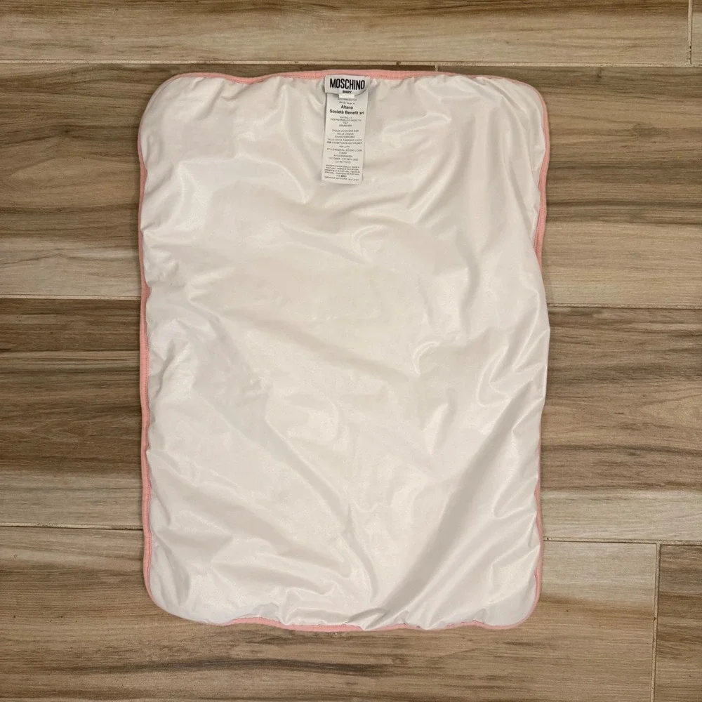 Moschino Baby Pink Toy Bear Changing Mat Diaper Pad MSX03D LCB34 Portugal
